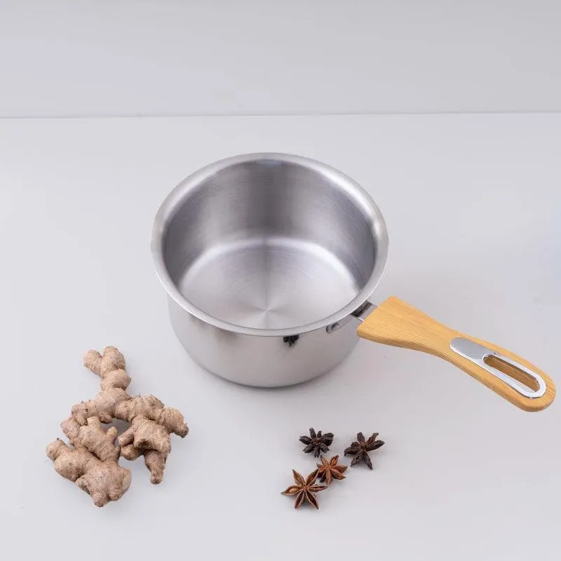 Marmoris Stainless Steel Saucepan 600 ML / 5 Inches media 1