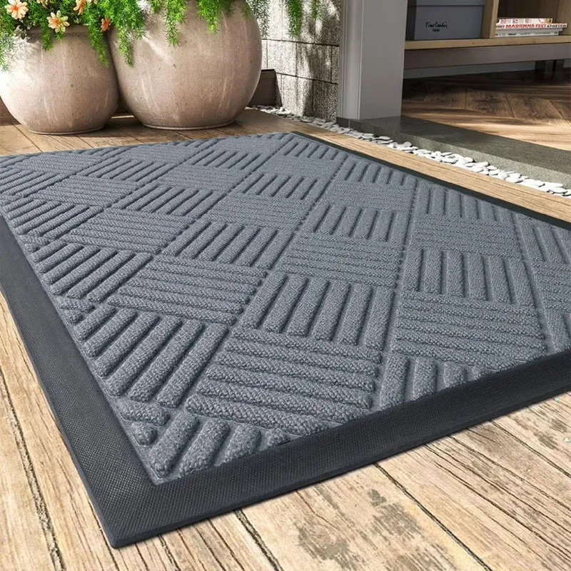 Coire Line Coir Door Mats - Grey media 3