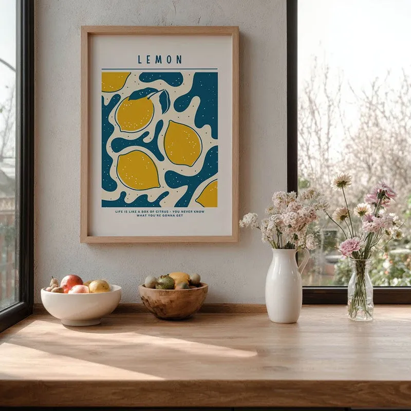 Abstract Lem Archival Canvas Wall Art - Brown media 7