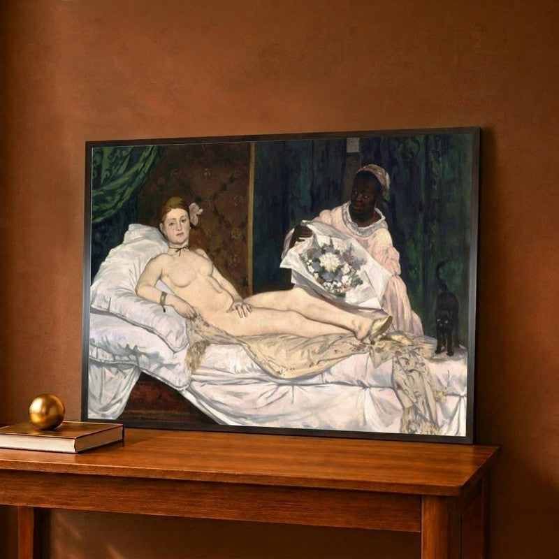 Olympia Canvas Wall Painting - 18 x 12 Inches