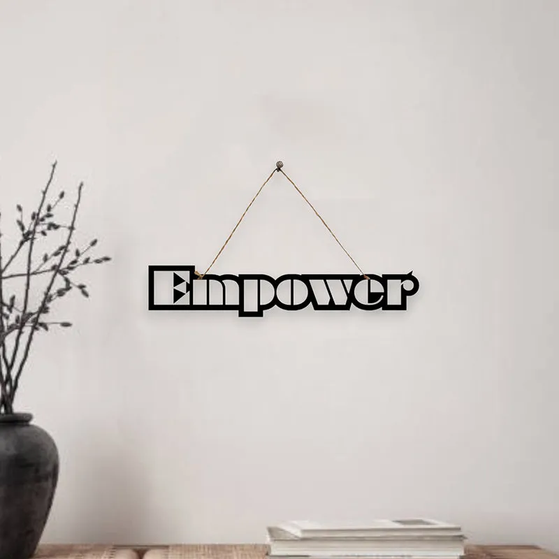 Empower Mild Steel Wall Accent media 1