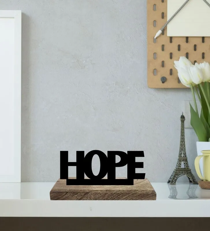 Boundless Optimism Typography Showpiece - Set Of Two media 4