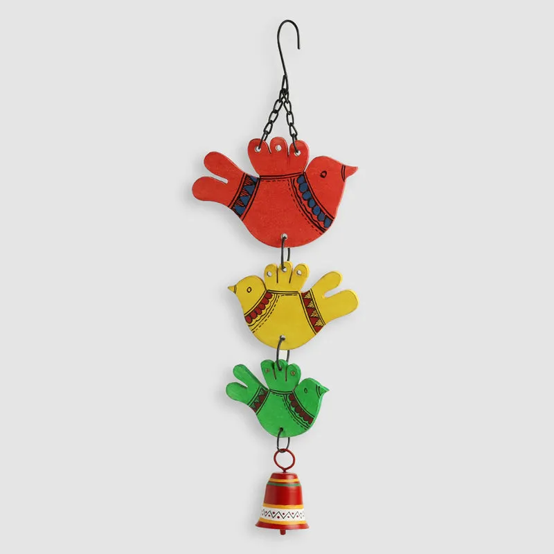 Chidiya Chill Handpainted Wind Chime media 4