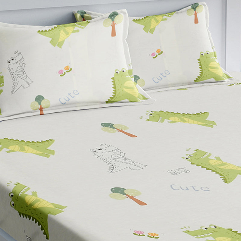 Dinogram Kids Cotton Bedsheet - 210 TC media 4