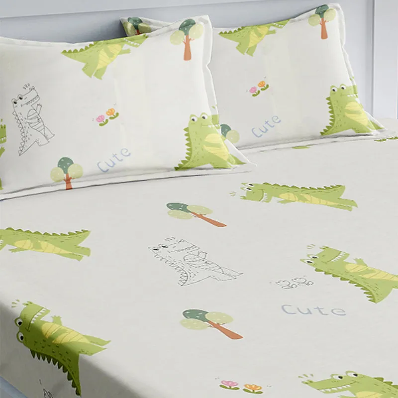 Dinogram Kids Cotton Bedsheet - 210 TC media 4