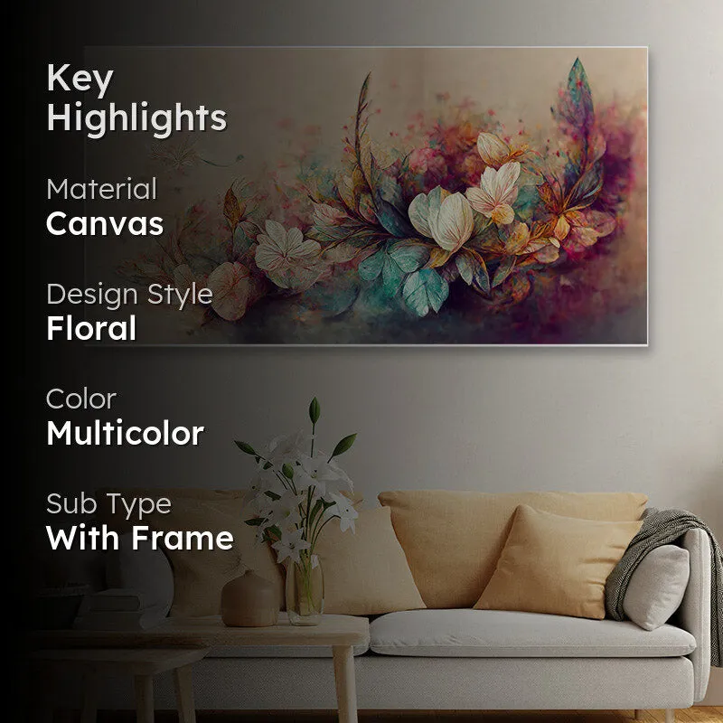 Amago Flower Floral Canvas Wall Painting media 2