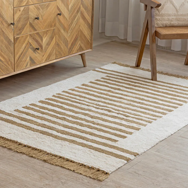 Striata Handwoven Cotton Rug media 5