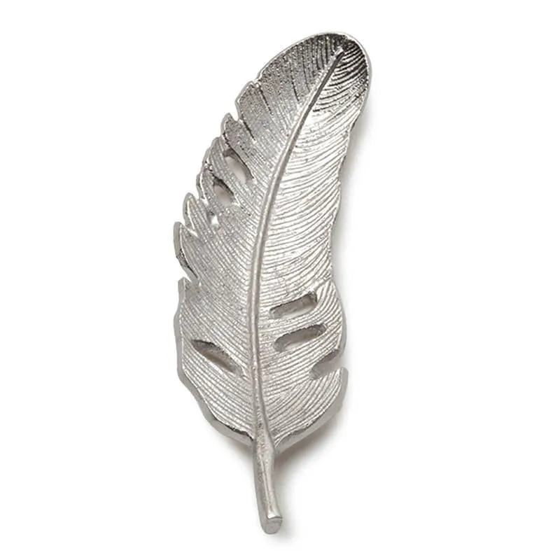 Silver Feather Decorative Tray media 4