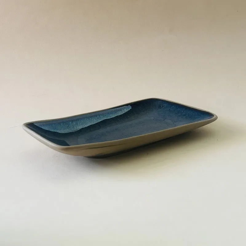 Azzure Ceramic Platter - Blue media 5