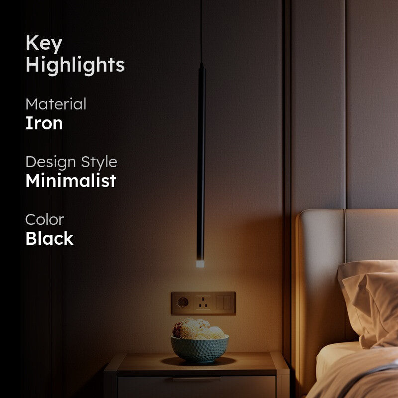 Rodra Tubular Iron Ceiling Lamp media 2