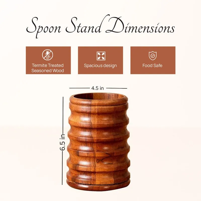 Craftia Wooden Cutlery Holder media 7