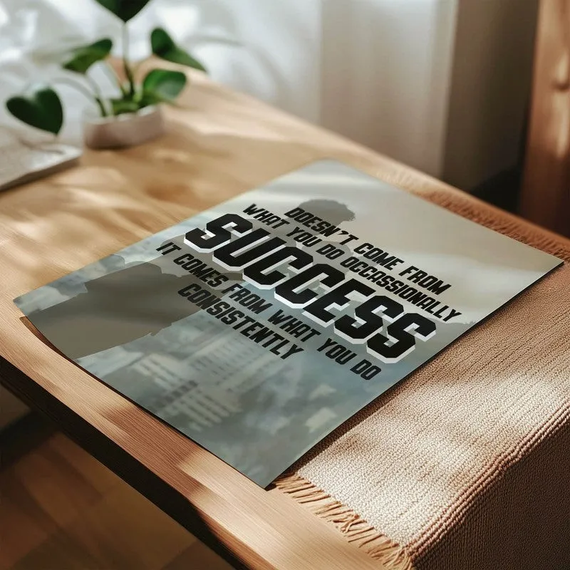 Success Mindset Wall Poster media 4