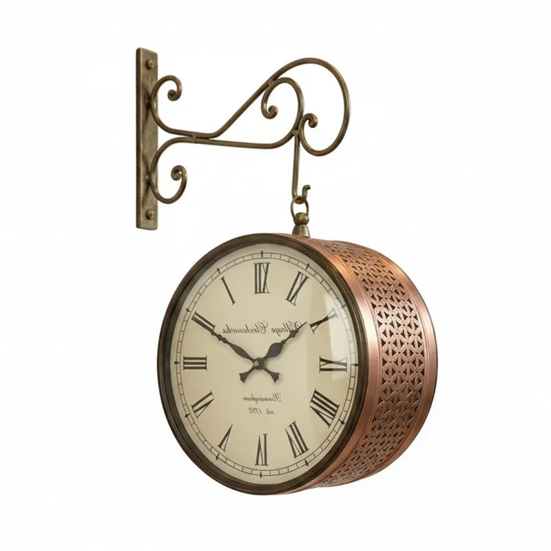 Classic Chrono Iron Wall Clock media 6