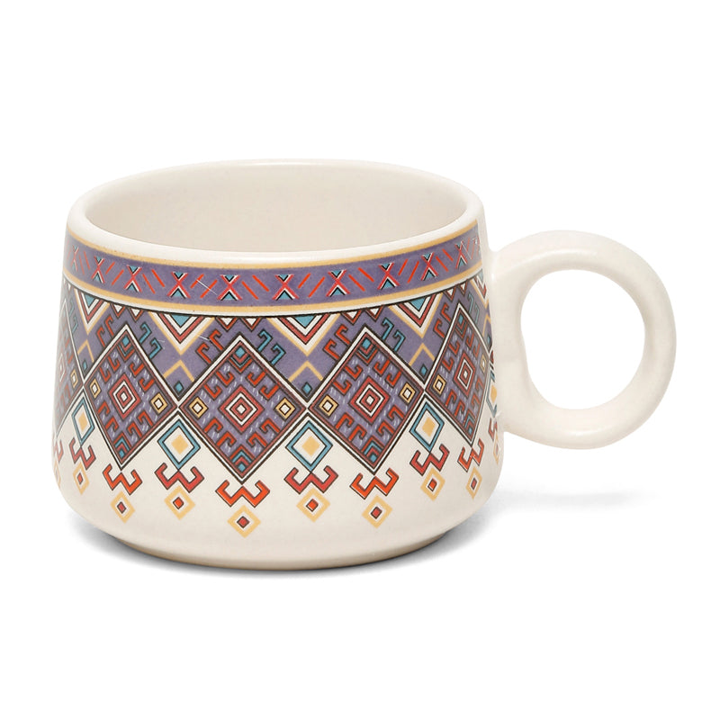 Kalpvriksha Ceramic Tea Cup (120 mL Each) - Set Of Six media 7