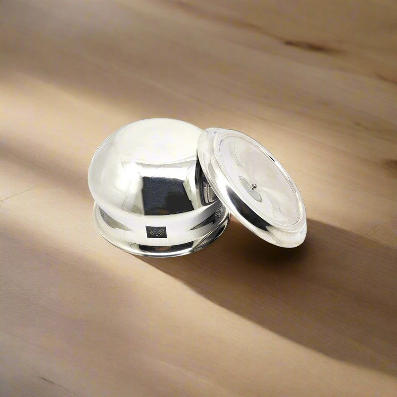 Silvara Stainless Steel Handi with Lid - Set Of Three media 6