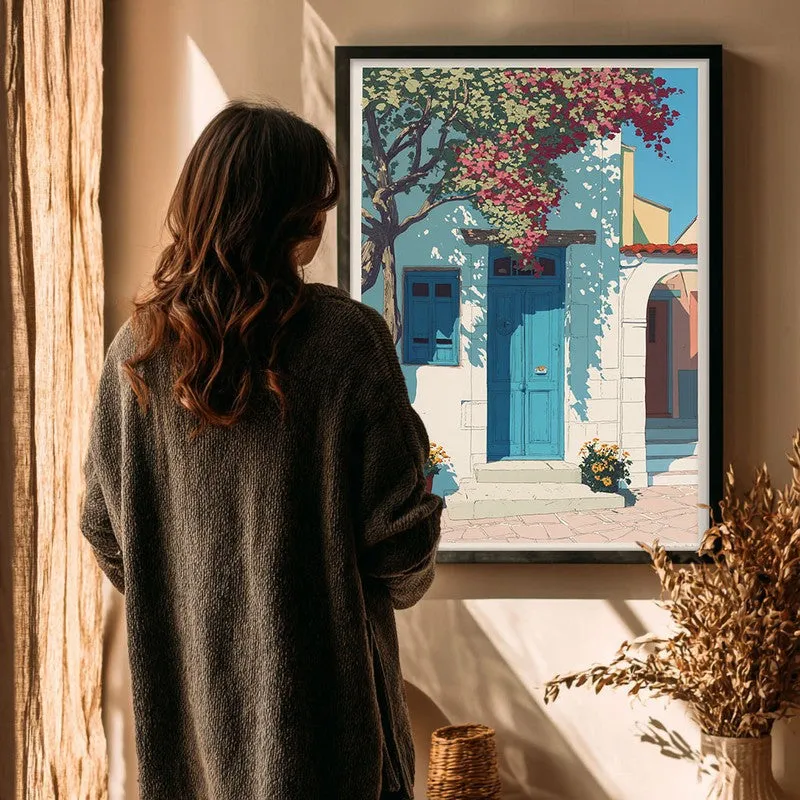 Azurelyn Canvas Wall Painting With Black Frame media 4