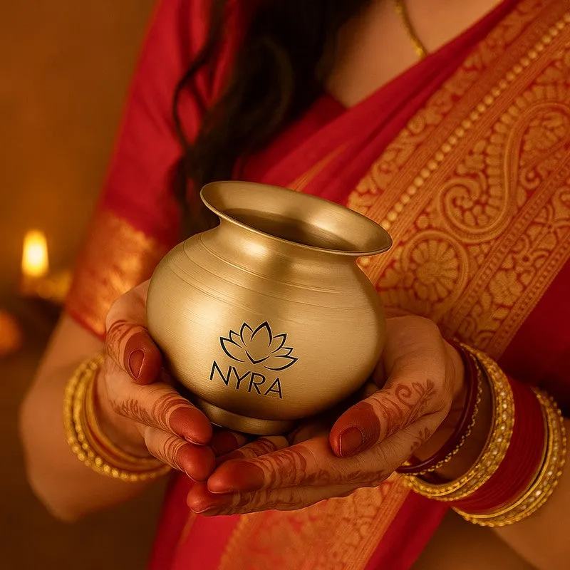 Karwa Brass Lota - 850 ML media 5