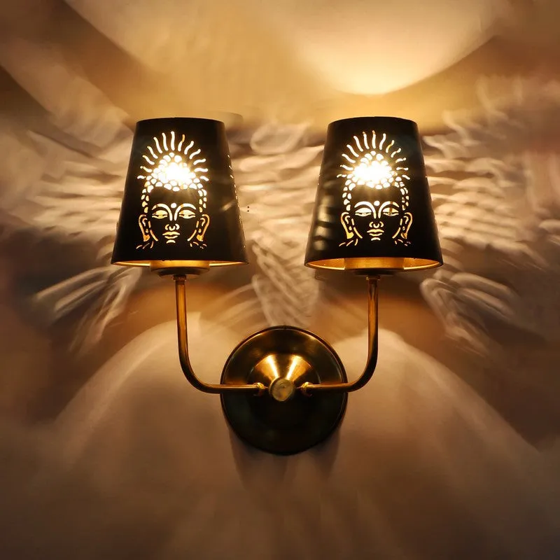 AuraCut Face Duo Metal Wall Lamp media 7