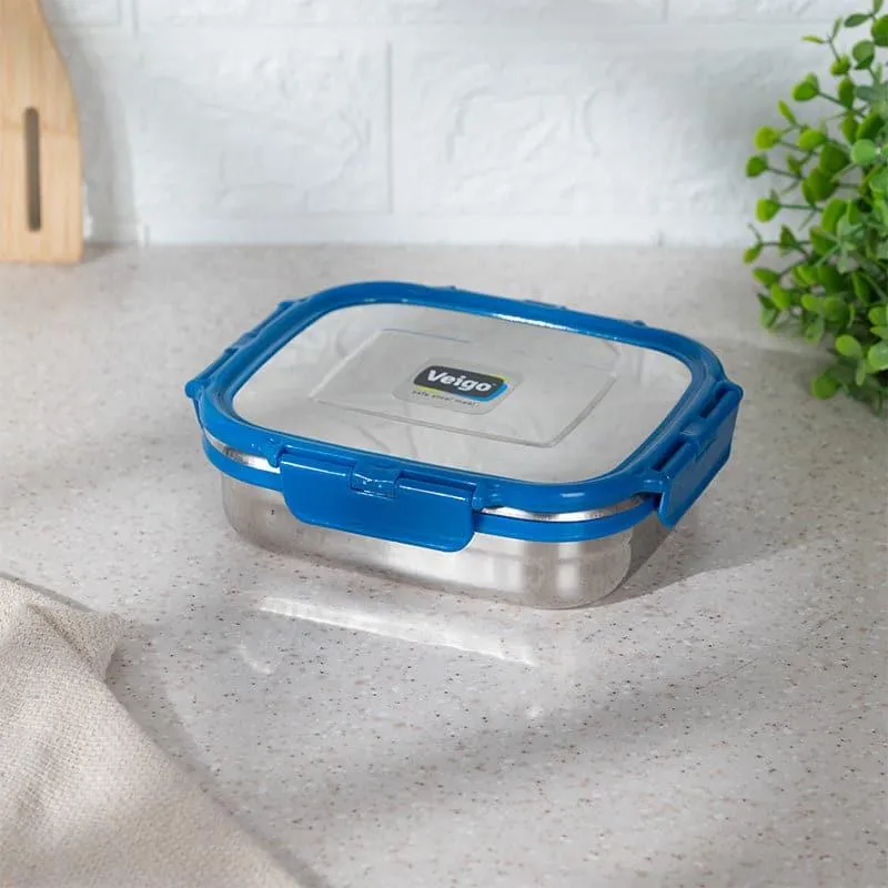 Maxo Munch Airtight Lunch Box (Dark Blue) - 575 mL media 1