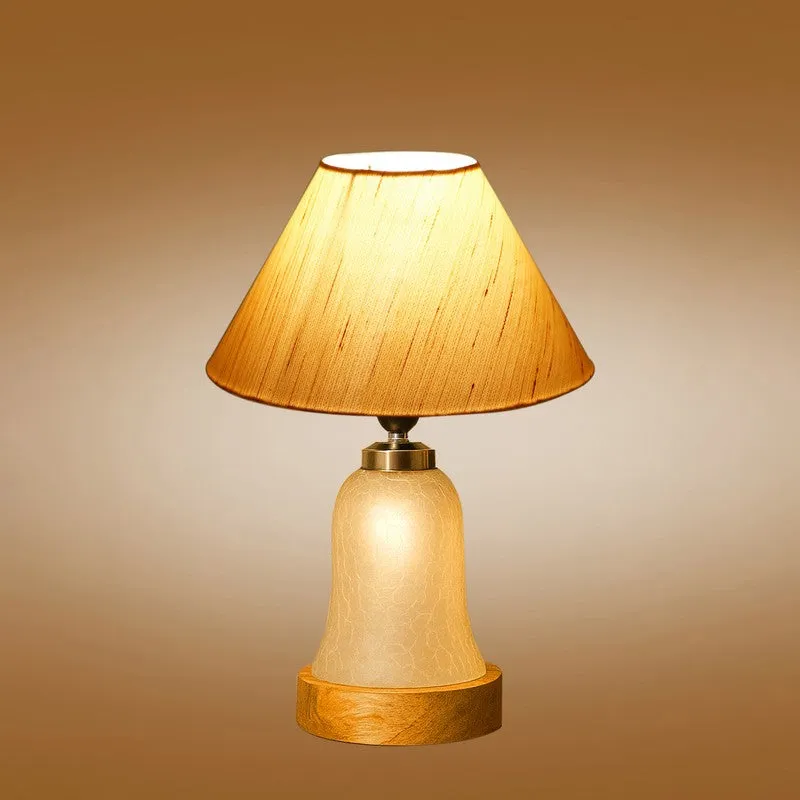 Zoravelle Wooden Table Lamp - Ivory,Brown media 7