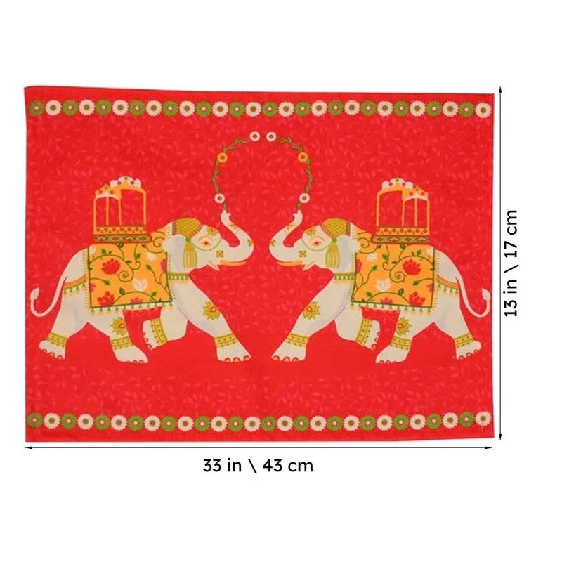 Tusker Parade Table Runner - Set Of Four media 6