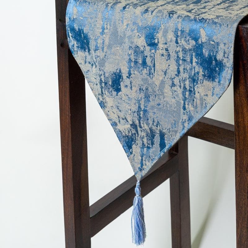 Ketty Jacquard Table Runner - Dark Blue media 3
