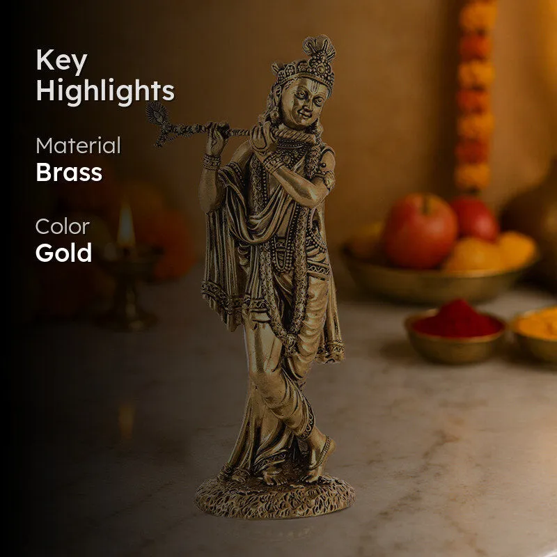 Divine Venugopala II Brass Idol media 2