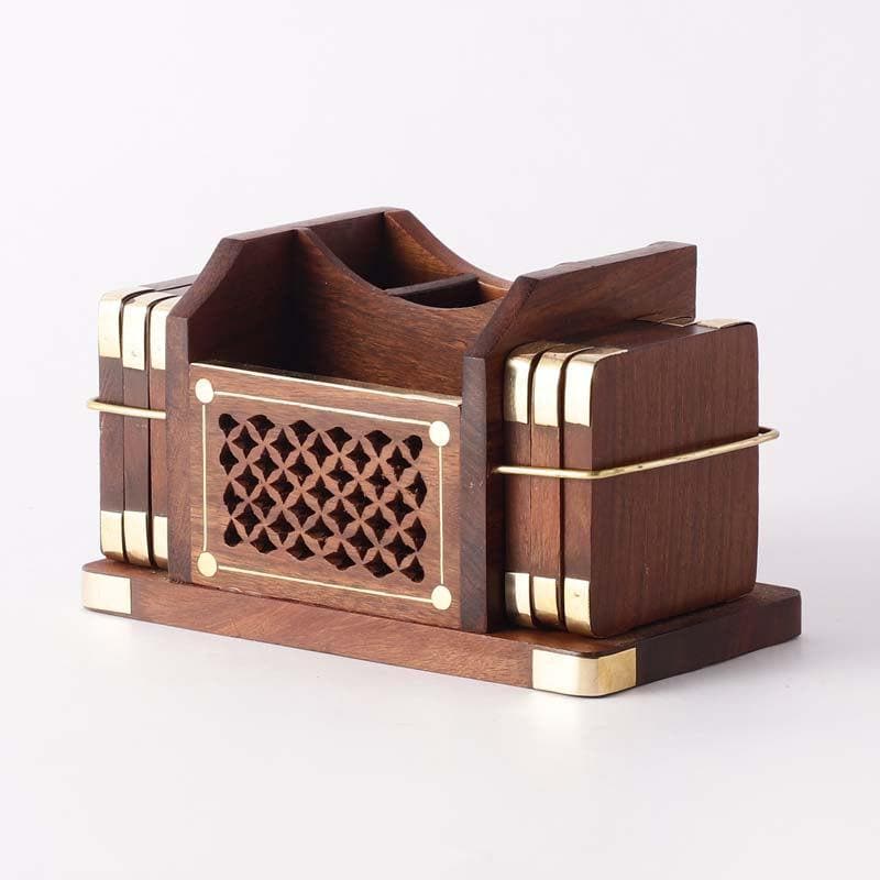 Jalidar Cutlery Holder With Coaster - Set Of Six media 5