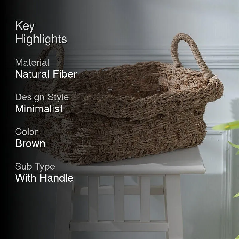 Poshta Natural Fiber Storage Basket media 2