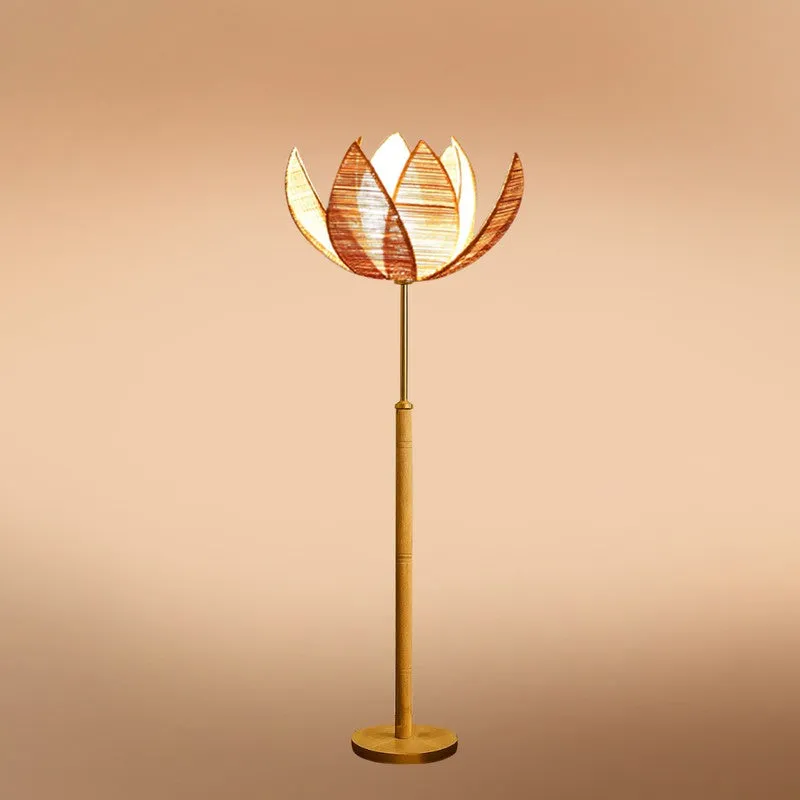 Dream Arc Wooden Floor Lamp - Beige media 6