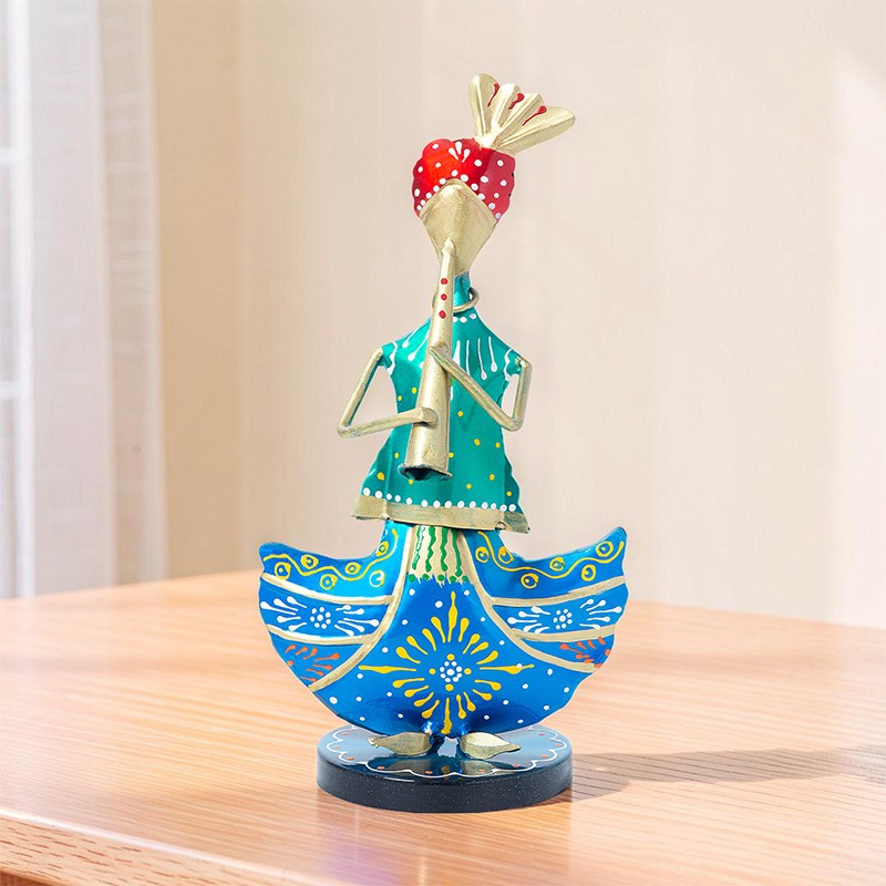 Folk Gana Musician Handpainted Showpiece media 4