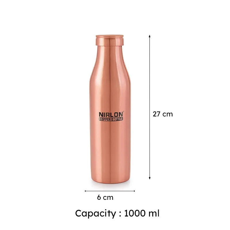 Sylviane Copper Water Bottle - 1000 mL media 9