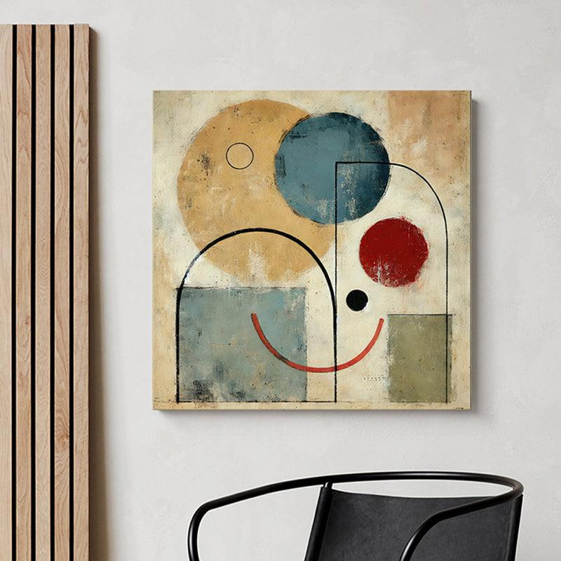 Colorful Geometry Wall Painting