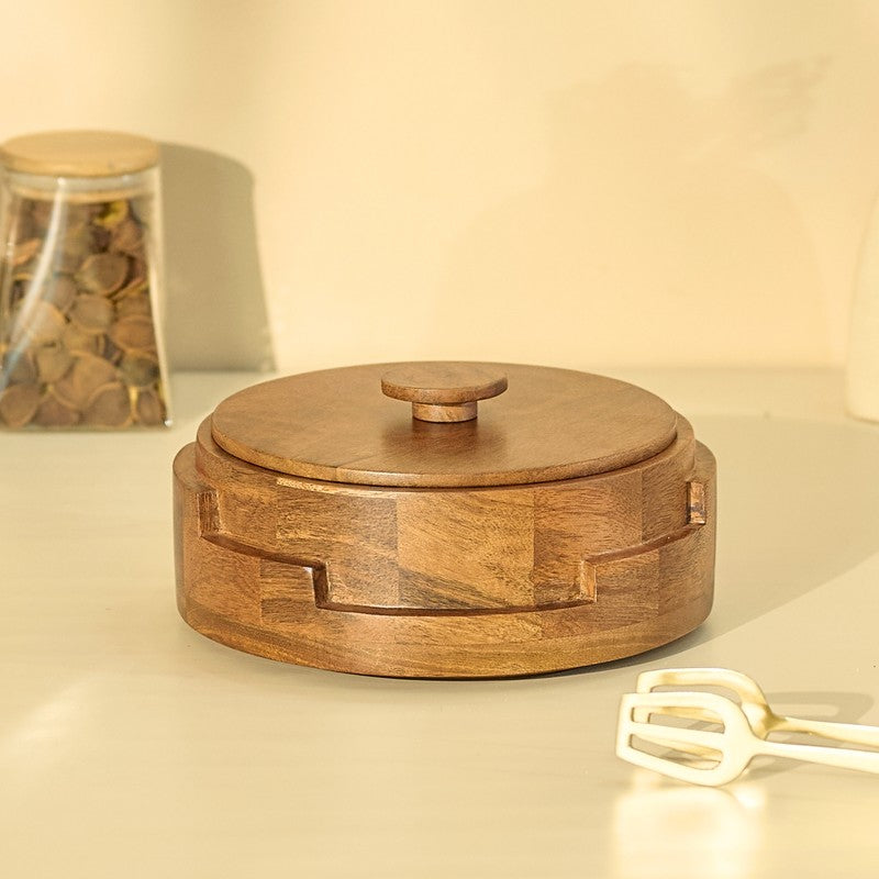 Mosaic Wooden Roti Box