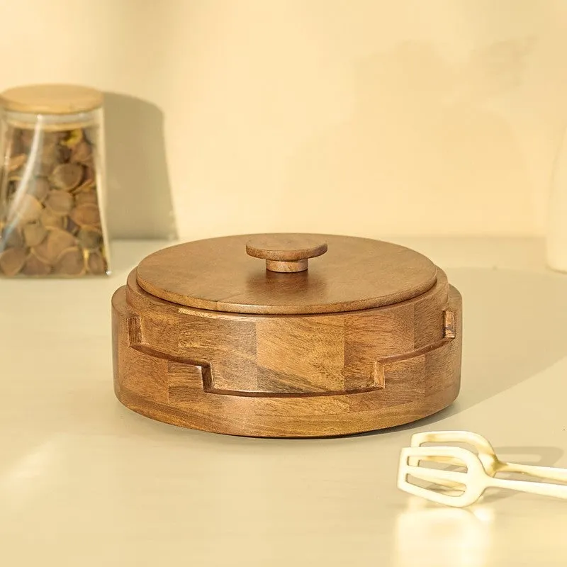Mosaic Wooden Roti Box media 1