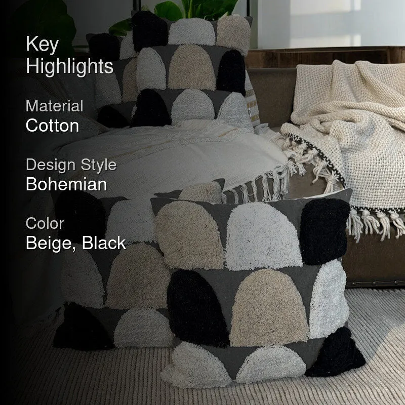 Stone Weft Tufted Cushion Cover Set - Set Of Four media 2