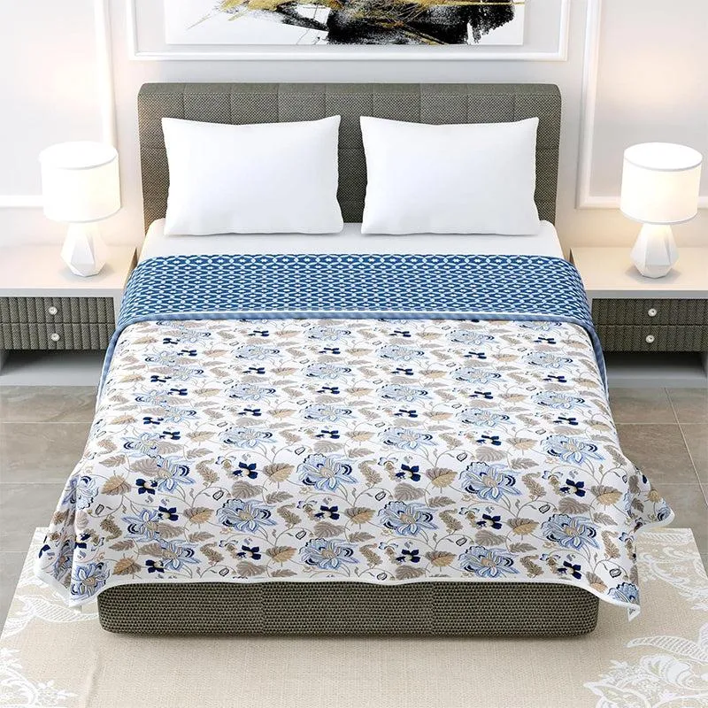 Niya Cotton Cotton Dohar (Blue) - 185 GSM media 5