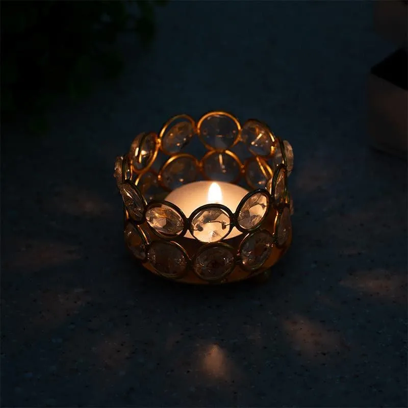Crystal Radiance Tealight Candle Holder - Set Of Four media 7