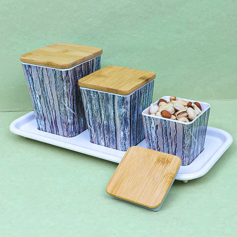 Navina Condiment Container With Tray (450 mL/750 mL/1140 mL) - Four Piece Set media 4