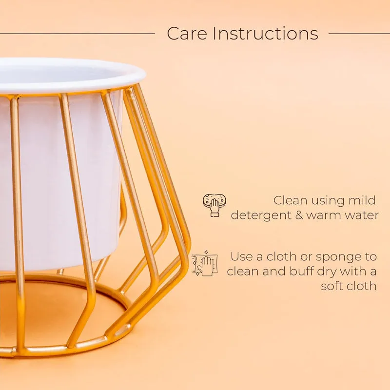 Kyari Cosmic Gem Metal Planter media 4