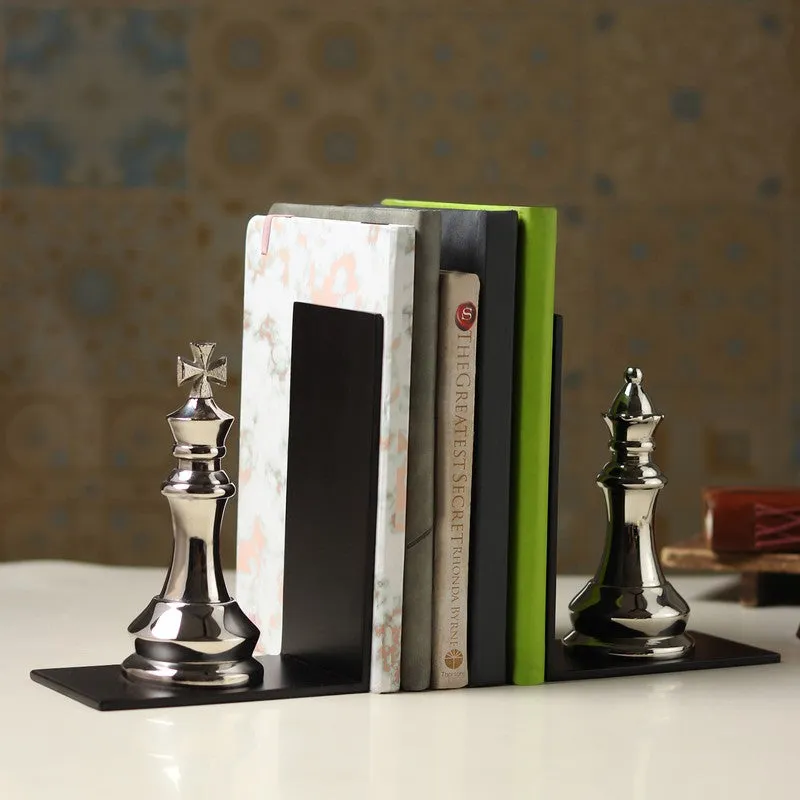 Book Mate Bookends (Silver) - Set Of Two media 1