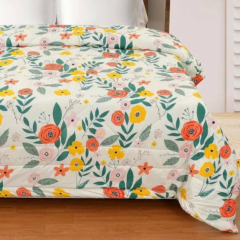 Flower Fantasy Microfiber Kids Comforters - 150 GSM media 3