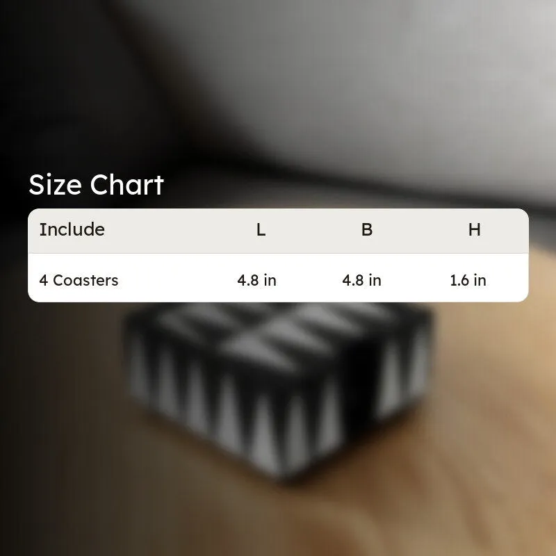 Zebra Coaster - Set Of Four media 5