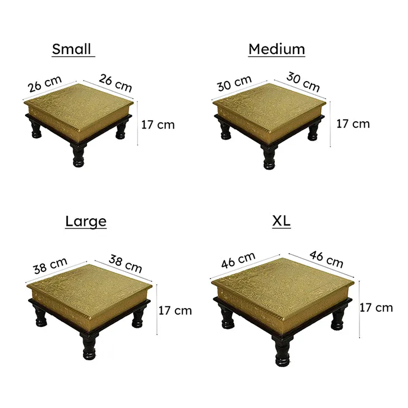 Ajila Ethnic Mango Wood & MDF Stool media 6