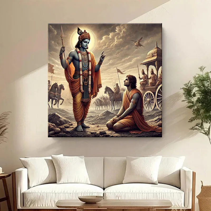 Vasudeva Wall Painting media 1