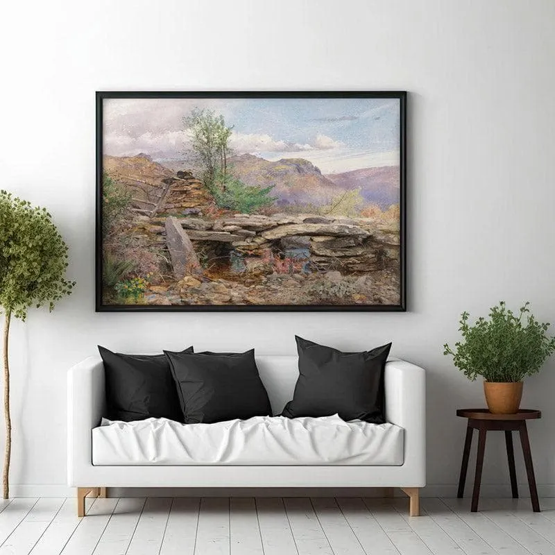 North Wales Canvas Wall Painting - Black Frame media 3