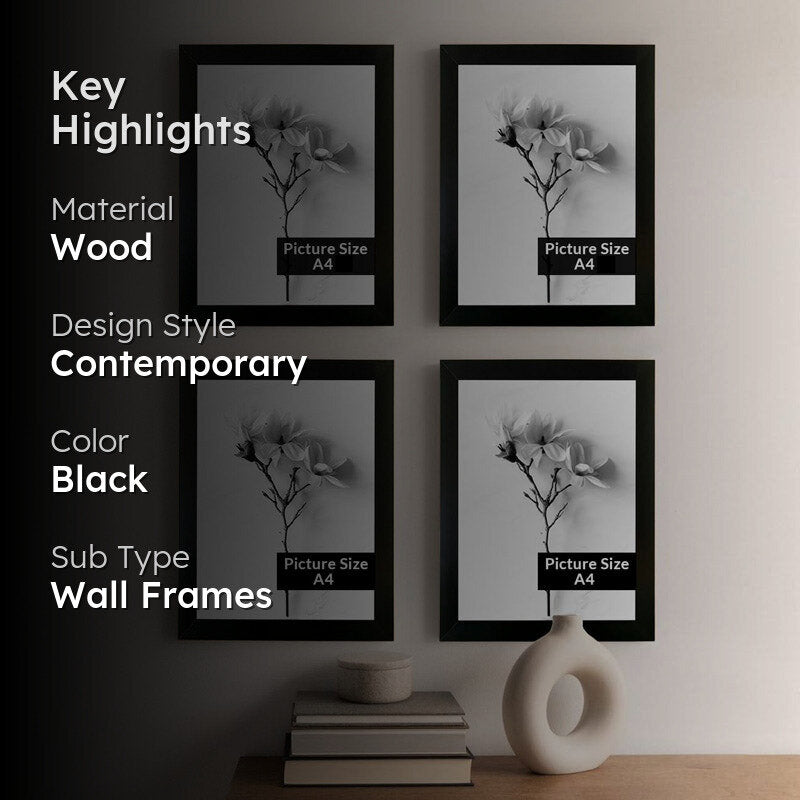 Classy Chrome Photo Frame Photo Frame - Set Of Four media 2