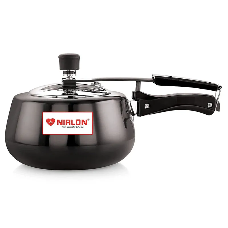 Nirlon Classic Hard Anodized Pressure Cooker - 3000 mL/ 8 Inches media 8