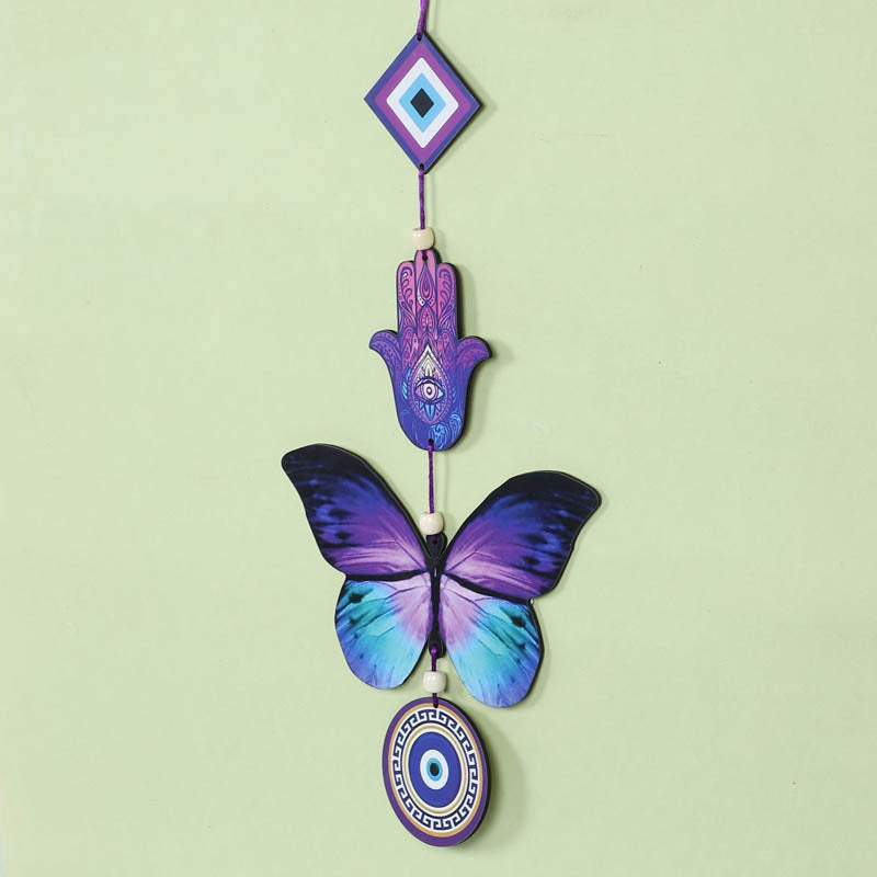 Ethereal Evil Eye Hamsa MDF Wall Hanging media 5