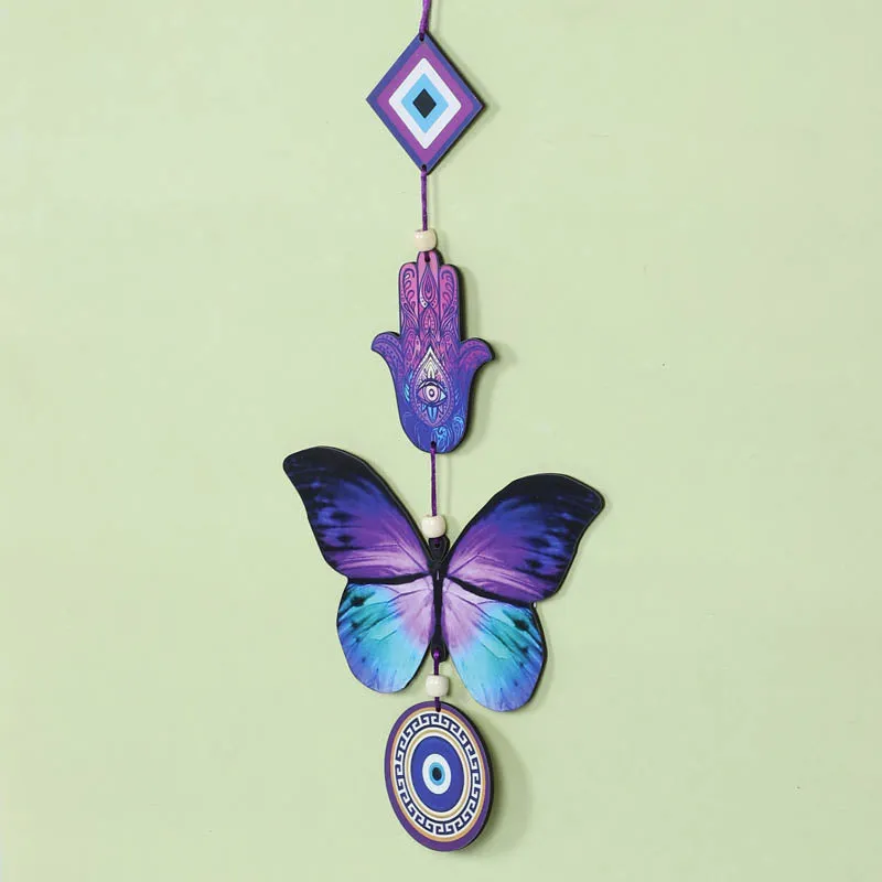 Ethereal Evil Eye Hamsa MDF Wall Hanging media 5